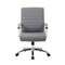 Officesource Studio Collection Mid Back Chair with Chrome Frame 696VGR - alternate 4